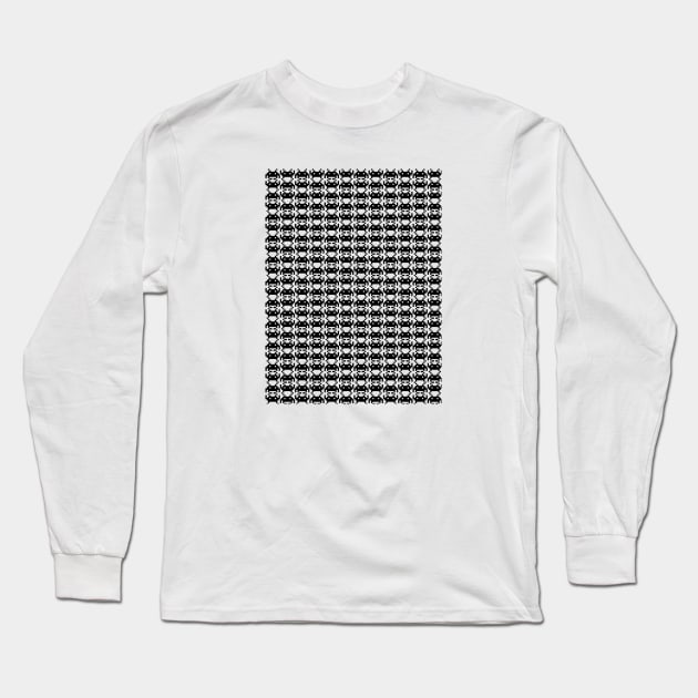 Space Invaders Long Sleeve T-Shirt by RMZ_NYC